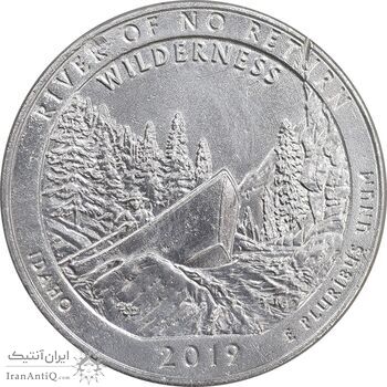 سکه کوارتر دلار 2019D - رودخانه بدون بازگشت - AU - آمریکا