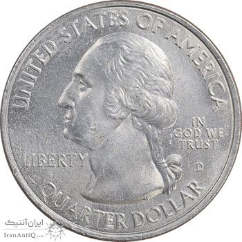 سکه کوارتر دلار 2019D - رودخانه بدون بازگشت - AU - آمریکا