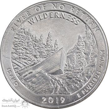 سکه کوارتر دلار 2019D - رودخانه بدون بازگشت - AU - آمریکا