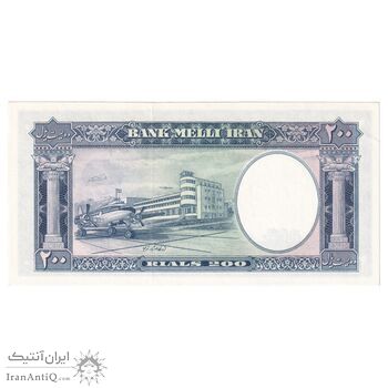 اسکناس 200 ریال 1337 - تک - UNC63 - محمد رضا شاه اسکناس 200 ریال 1337 - تک - UNC63 - محمد رضا شاه