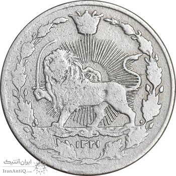 سکه 100 دینار 1321 - VF25 - مظفرالدین شاه