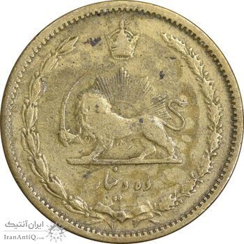 سکه 10 دینار 1316 برنز - VF25 - رضا شاه