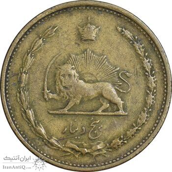 سکه 5 دینار 1319 برنز - VF35 - رضا شاه