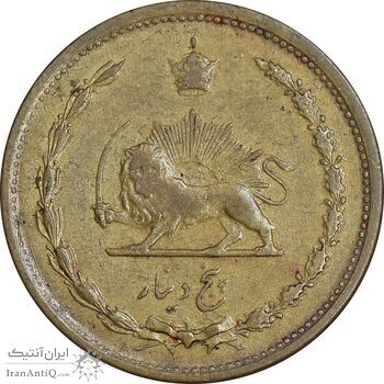 سکه 5 دینار 1321 برنز - EF40 - محمد رضا شاه سکه 5 دینار 1321 برنز - EF40 - محمد رضا شاه