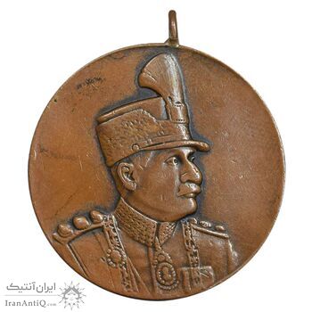 مدال یادگار تاجگذاری 1305 - EF - رضا شاه