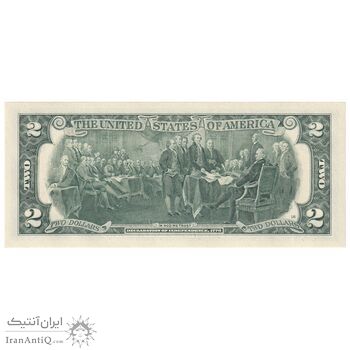 اسکناس 2 دلار 2017 جمهوری فدرال - L (سان فرانسیسکو) - تک - UNC63 - آمریکا