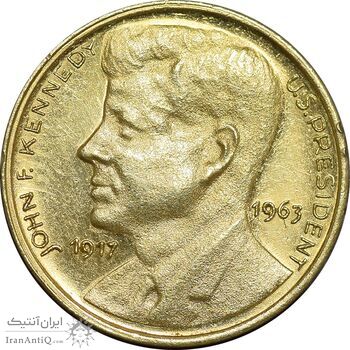 مدال طلا یادبود جان کندی 1963 - MS61 - آمریکا