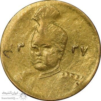 سکه طلا 2000 دینار تصویری 1337 - VF - احمد شاه