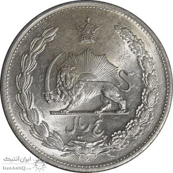 سکه 5 ریال 1310 - MS62 - رضا شاه