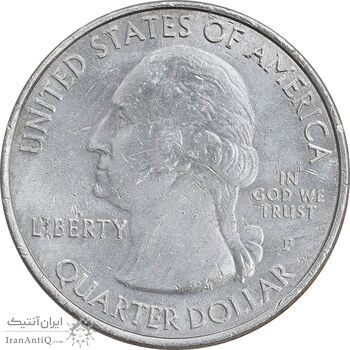 سکه کوارتر دلار 2020P پارک ملی تاریخی خلیج نمک - AU - آمریکا