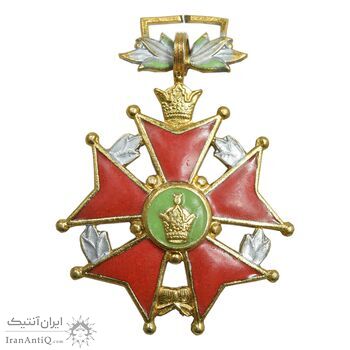 نشان خدمت شهربانی درجه دو - ضرب کارخانه ثمر - AU - محمد رضا شاه