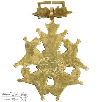 نشان خدمت شهربانی درجه دو - ضرب کارخانه ثمر - AU - محمد رضا شاه