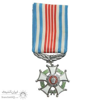 نشان برنز خدمت شهربانی - ضرب ایران - UNC - محمد رضا شاه
