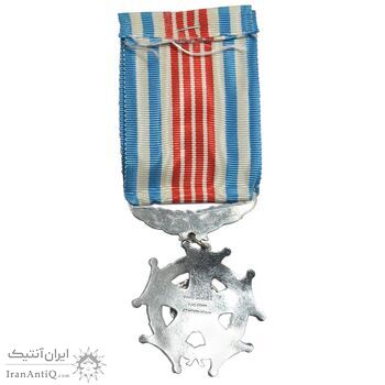 نشان برنز خدمت شهربانی - ضرب ایران - UNC - محمد رضا شاه