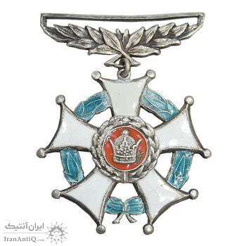 نشان خدمت شهربانی - EF - رضا شاه