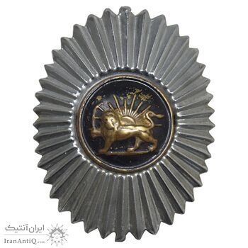 نشان نیروی زمینی ارتش - بدون تاج - EF - محمد رضا شاه
