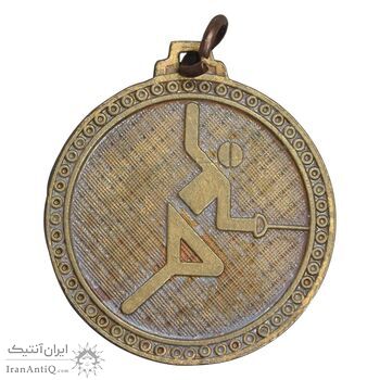 مدال آویز بازی های آسیایی تهران 1353 - شمشیر بازی - AU - محمد رضا شاه