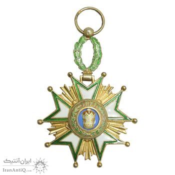 نشان تاج درجه چهار 1332 - UNC - احمد شاه