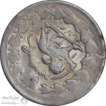 سکه 2000 دینار 1316 خطی - AU58 - مظفرالدین شاه