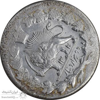 سکه 2000 دینار 1320 خطی - AU55 - مظفرالدین شاه