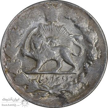 سکه 2000 دینار بدون تاریخ خطی - MS61 - مظفرالدین شاه
