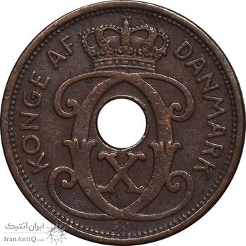 سکه 1 اوره 1929 کریستیان دهم - EF40 - دانمارک