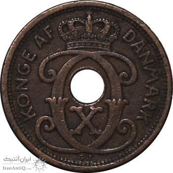 سکه 1 اوره 1930 کریستیان دهم - EF40 - دانمارک