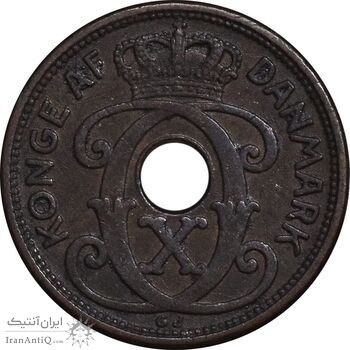 سکه 1 اوره 1933 کریستیان دهم - EF45 - دانمارک