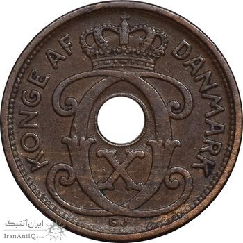 سکه 1 اوره 1934 کریستیان دهم - EF45 - دانمارک