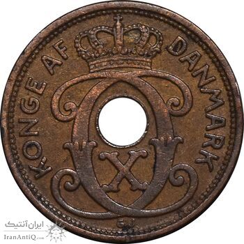 سکه 1 اوره 1937 کریستیان دهم - EF45 - دانمارک