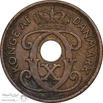 سکه 1 اوره 1940 کریستیان دهم - EF45 - دانمارک