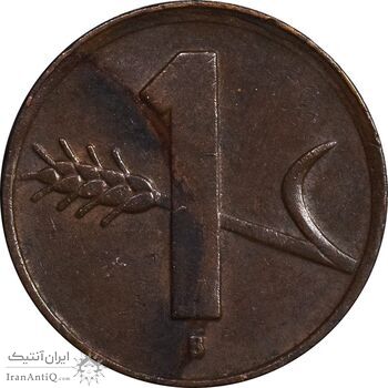 سکه 1 راپن 1949 دولت فدرال - EF45 - سوئیس