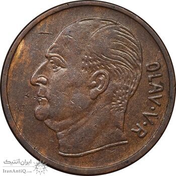 سکه 5 اوره 1967 اولاف پنجم - VF35 - نروژ