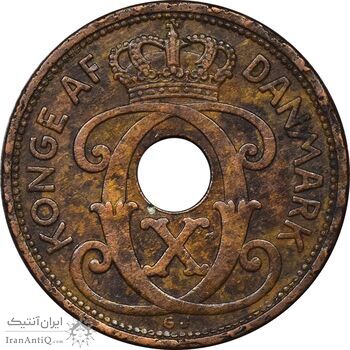 سکه 5 اوره 1940 کریستیان دهم - EF45 - دانمارک