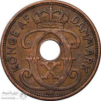 سکه 5 اوره 1939 کریستیان دهم - EF45 - دانمارک