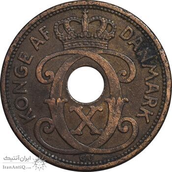 سکه 5 اوره 1937 کریستیان دهم - EF45 - دانمارک