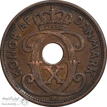 سکه 5 اوره 1936 کریستیان دهم - EF45 - دانمارک