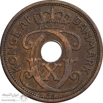 سکه 5 اوره 1936 کریستیان دهم - EF45 - دانمارک