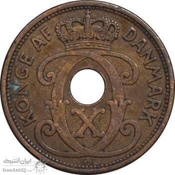 سکه 5 اوره 1936 کریستیان دهم - EF45 - دانمارک