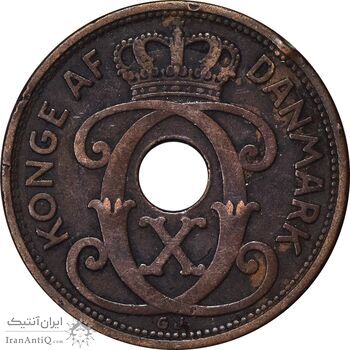 سکه 5 اوره 1936 کریستیان دهم - EF40 - دانمارک