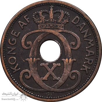 سکه 5 اوره 1932 کریستیان دهم - EF45 - دانمارک