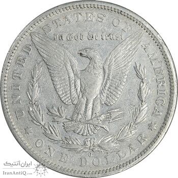 سکه یک دلار 1879 مورگان - AU50 - آمریکا