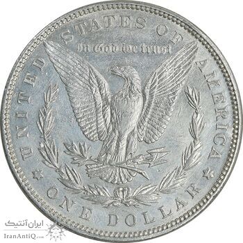 سکه یک دلار 1883 مورگان - AU55 - آمریکا