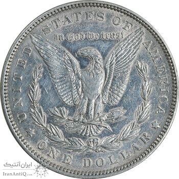 سکه یک دلار 1888 مورگان - EF45 - آمریکا