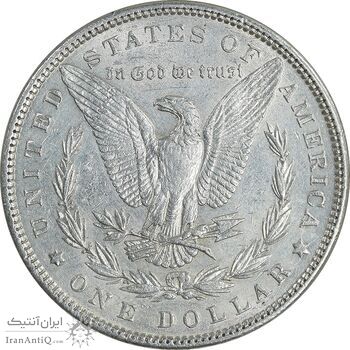 سکه یک دلار 1889 مورگان - AU55 - آمریکا