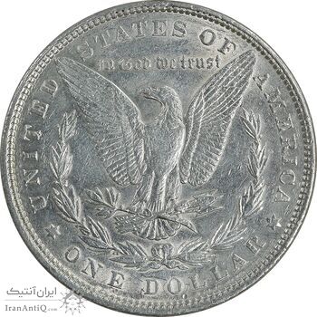 سکه یک دلار 1898 مورگان - AU55 - آمریکا