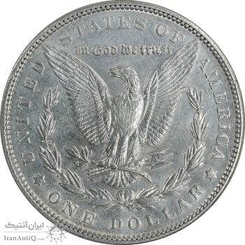 سکه یک دلار 1902 مورگان - AU55 - آمریکا