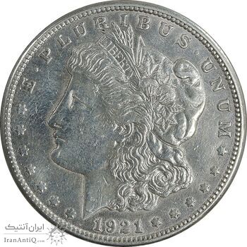 سکه یک دلار 1921S مورگان - EF45 - آمریکا