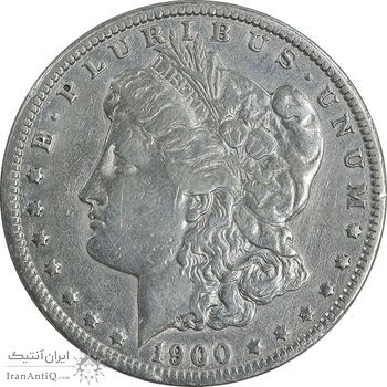 سکه یک دلار 1900 مورگان - VF35 - آمریکا