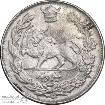 سکه 1000 دینار 1307 تصویری - EF45 - رضا شاه